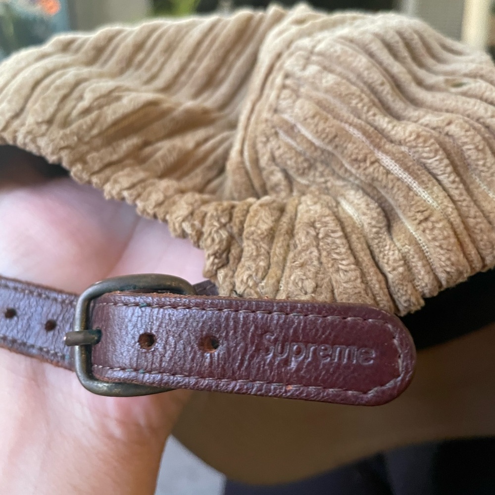 Supreme Rope Corduroy Camp Cap - Beige View 5